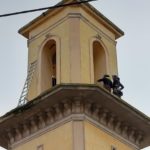 Travaux sur le clocher de l&rsquo;église de Calas