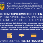 CABRIÈS SOUTIENT SON COMMERCE ET SON ARTISANAT