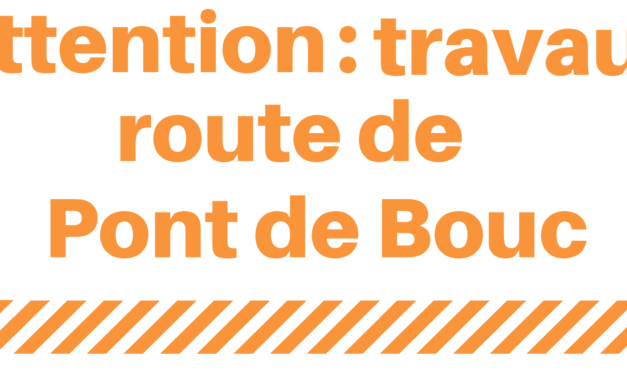 TRAVAUX SUR RD60a – Route de Pont de Bouc