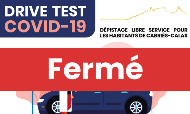 FERMETURE DU DRIVE #COVID19