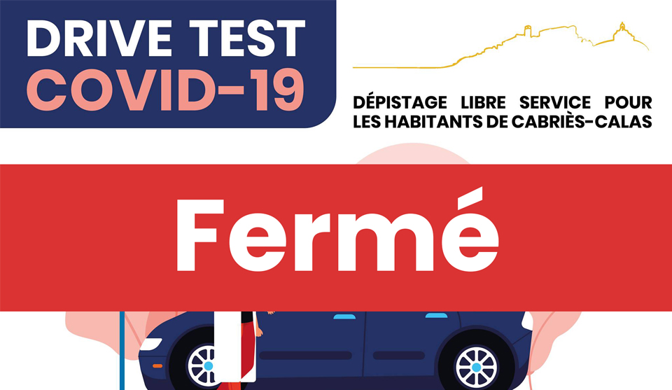 FERMETURE DU DRIVE #COVID19