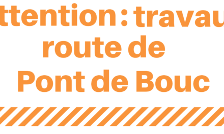 TRAVAUX SUR RD60a – Route de Pont de Bouc