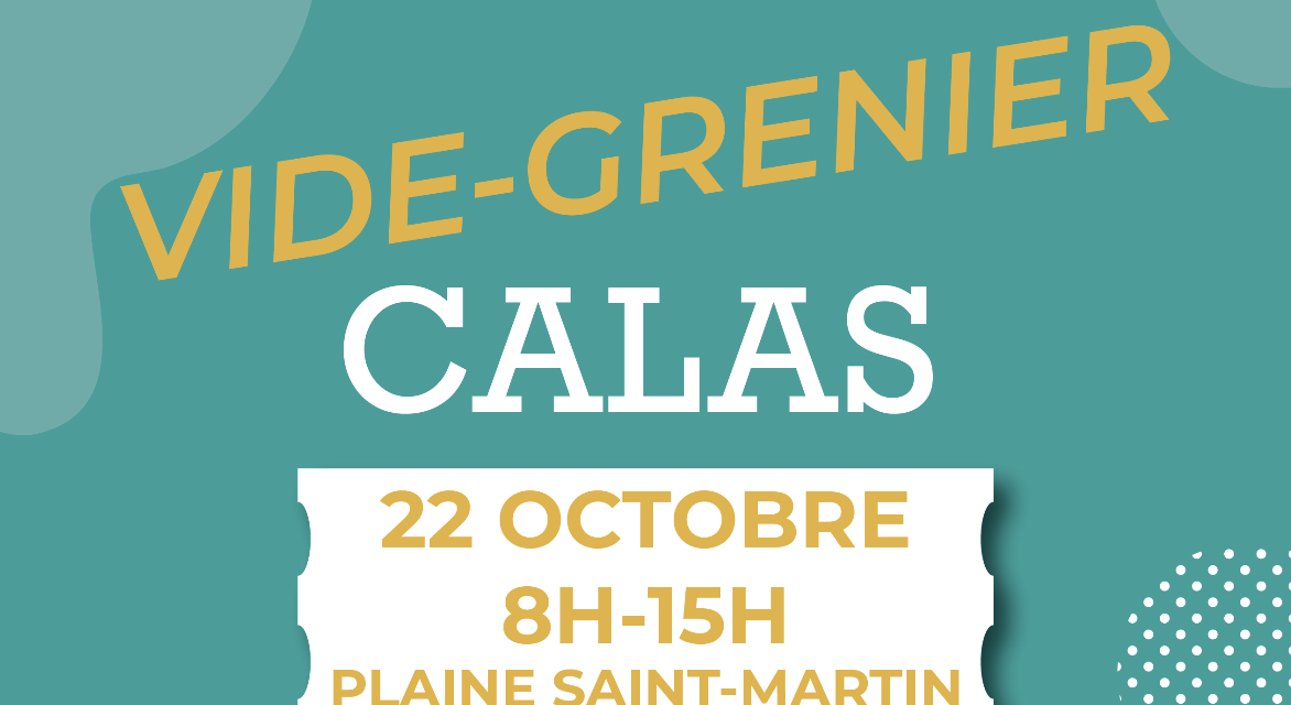 Vide-grenier de Calas le 22 octobre