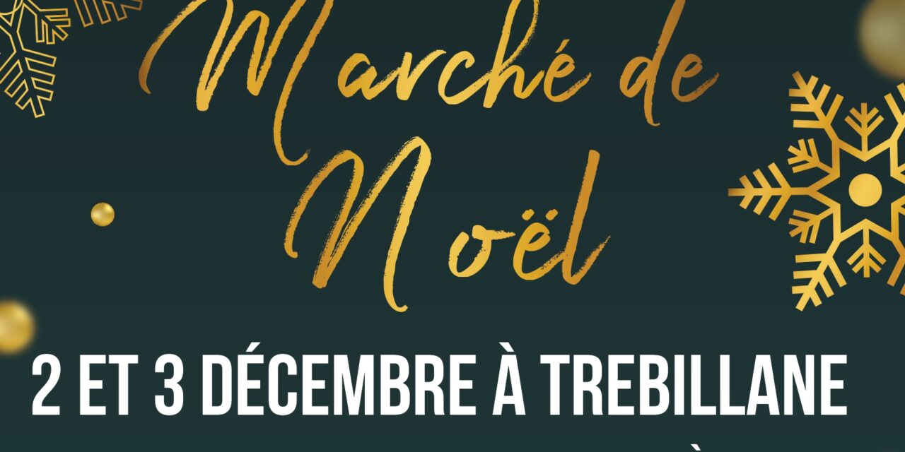 Marché de Noël : 2 et 3 décembre 2023