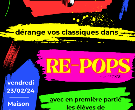 Concert : Re-pops par l’orchestre Barok’n’pop