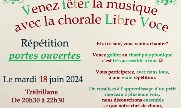 Fête de la musique avec la chorale Libre Voce