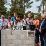 Pose de la première pierre du futur Centre aéré de Cabriès-Calas