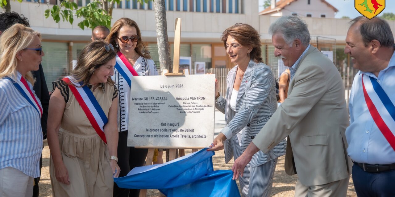 Inauguration du groupe scolaire Auguste Benoît