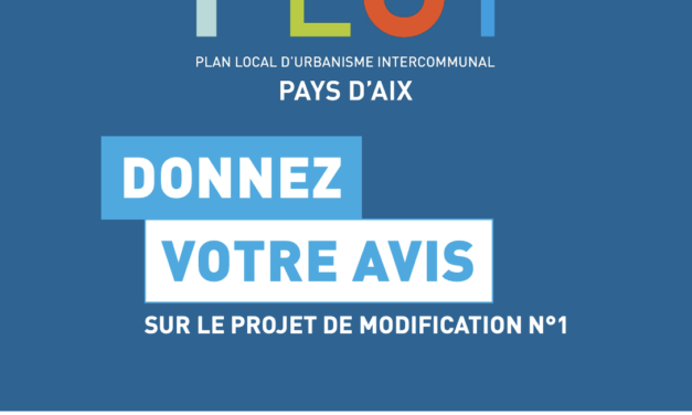 📢 Enquête publique sur la modification du PLUi du Pays d’Aix