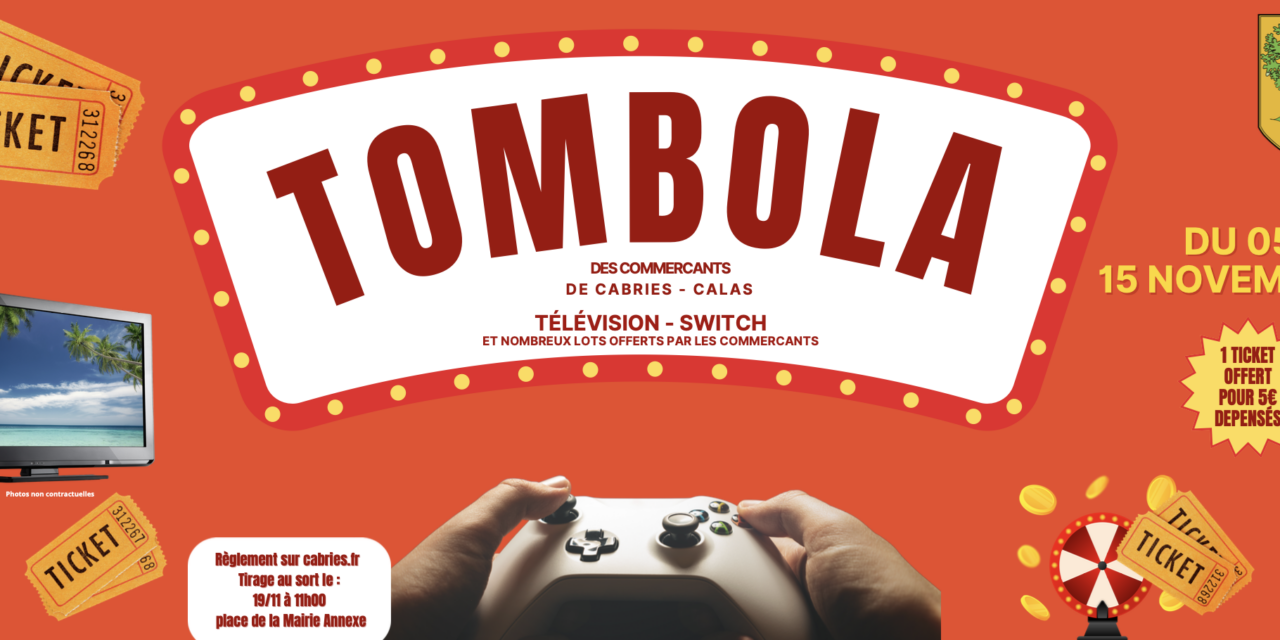 🎟️ [TIRAGE AU SORT TOMBOLA DES COMMERÇANTS 2025] 🎁