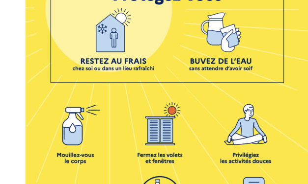 INFO CHALEUR : ON ADOPTE LES BONS RÉFLEXES