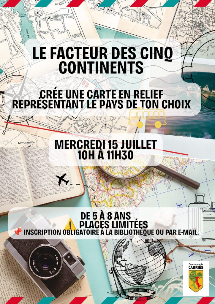 Affiche — Atelier Cartes Postales du Monde : Bonjour du monde entier !