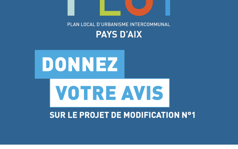 📢 Enquête publique sur la modification du PLUi du Pays d’Aix