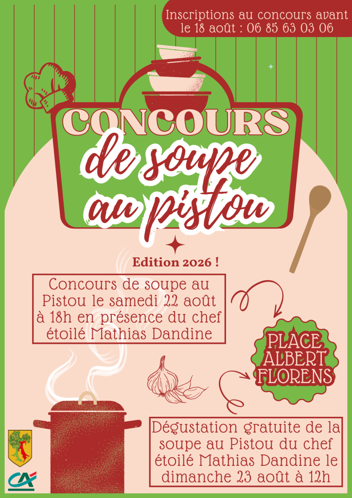 Affiche — Concours de soupe au pistou