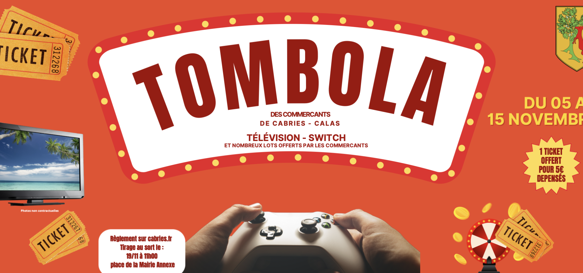 🎟️ [TIRAGE AU SORT TOMBOLA DES COMMERÇANTS 2025] 🎁
